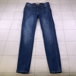 Madewell 9” High Rise Skinny Stretch Jeans in Polly Wash